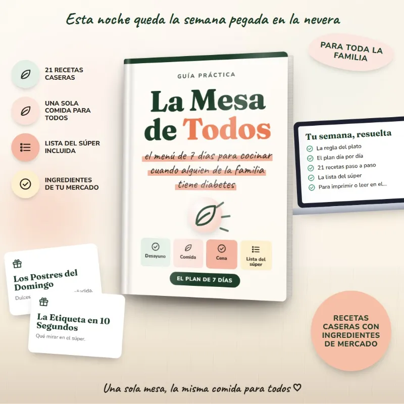 La Mesa de Todos, el menú de 7 días